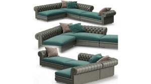 مدل سه بعدی ست مبل Chester Line Set