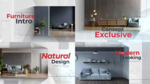 پروژه افترافکت اینترو لوازم خانه Furniture Intro