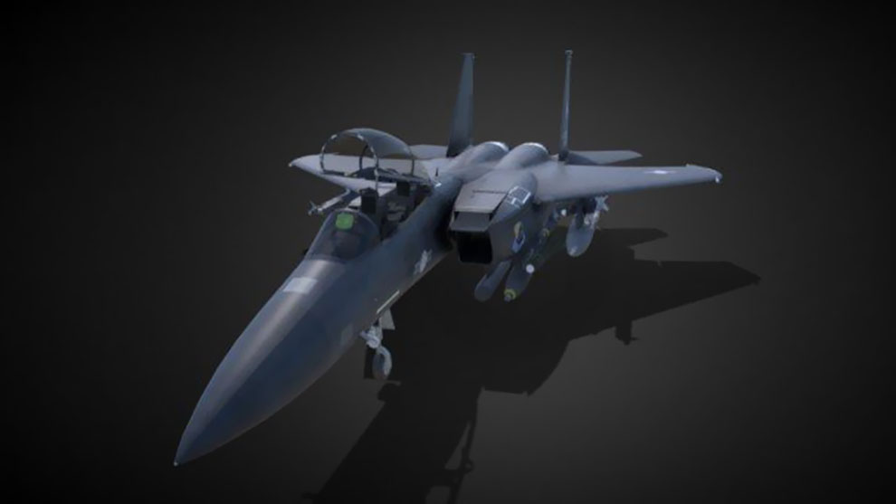 مدل سه بعدی جت جنگی Jet Fighter