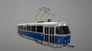 مدل سه بعدی واگن تراموا Tram