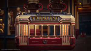 مدل سه بعدی تراموا سلطنتی The Royal Tramline