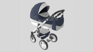 مدل سه بعدی کالسکه کودک Baby Carriage Riko Brano Ecco
