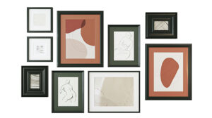 مدل سه بعدی دیوار گالری نقاشی Abstract Painting Gallery Wall