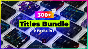پروژه پریمیر مجموعه عناوین متحرک Titles Pack Bundle