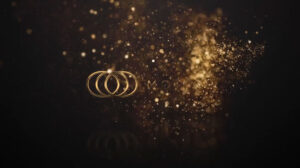 پروژه افترافکت نمایش لوگو پارتیکلی طلایی Elegant Logo Reveal
