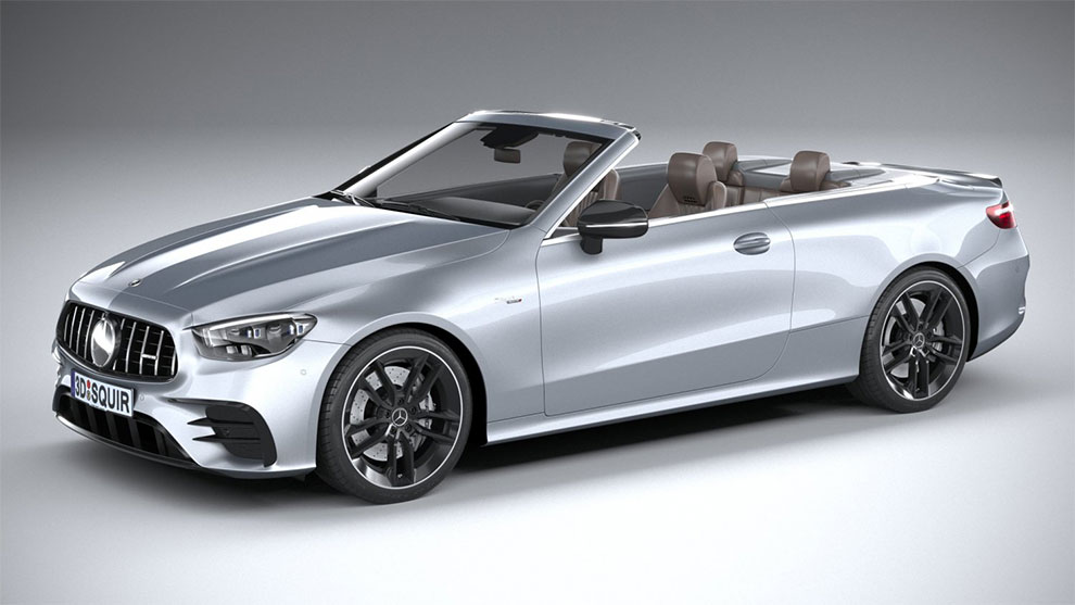 مدل سه بعدی خودرو مرسدس Mercedes E53 Cabrio AMG 2021