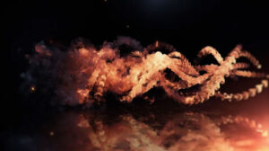 پروژه افترافکت نمایش لوگو با مارپیچ آتشین Inferno Logo Reveal