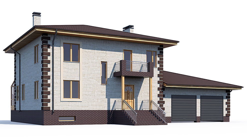 مدل سه بعدی خانه ویلایی ABS House V125