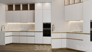 مدل سه بعدی آشپزخانه مدرن Modern Kitchen 14
