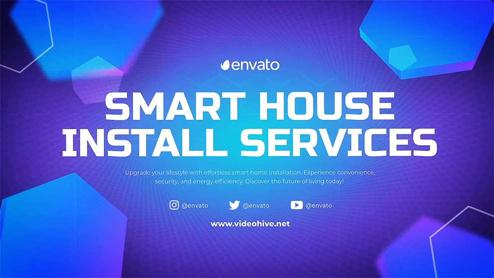 پروژه افترافکت تیزر تبلیغاتی خانه هوشمند Smart House Installation ...