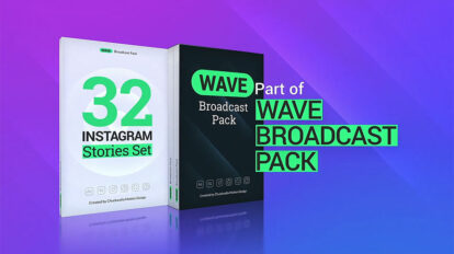 پروژه افترافکت استوری اینستاگرام Wave Instagram Stories