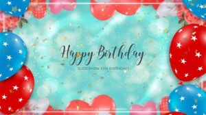 پروژه افترافکت اسلایدشو تولد Happy Birthday