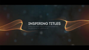 پروژه افترافکت نمایش عناوین Inspiring Titles