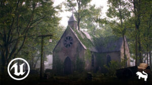آموزش طراحی محیط در آنریل انجین Creating an Abandoned Church Environment