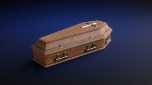 مدل سه بعدی تابوت Coffin Low-Poly