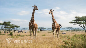 مدل سه بعدی زرافه Giraffe