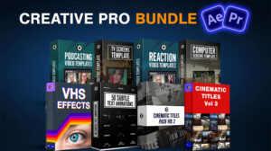 باندل پروژه افترافکت و پریمیر افکت ویدیویی Creative Pro Bundle