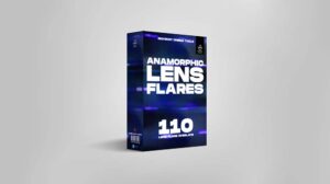 مجموعه فوتیج افکت لنز آنامورفیک Real Anamorphic Lens Flares