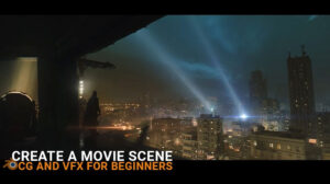 آموزش ساخت صحنه سه بعدی بتمن در بلندر Blender Batman Scene