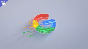 پروژه افترافکت نمایش لوگو Digital 3D Speed Lines Logo