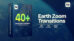 پروژه افترافکت ترانزیشن Earth Zoom Transitions