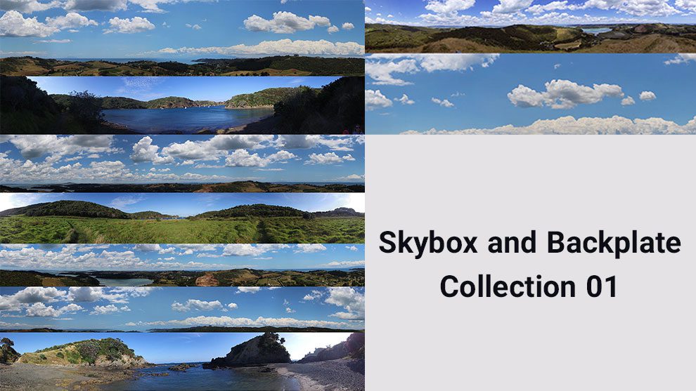 مجموعه تصاویر زمینه مناظر طبیعی Skybox and Backplate Colletion 1