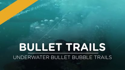 مجموعه فوتیج ویدیویی شلیک گلوله زیر آب Underwater Bullet Trails