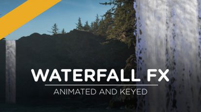 مجموعه ویدیوی موشن گرافیک آبشار Waterfall FX