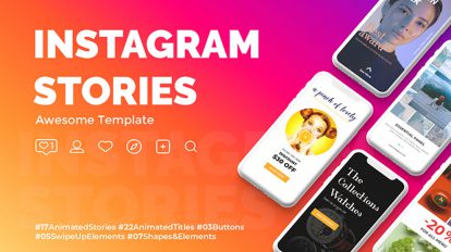 پروژه افترافکت استوری اینستاگرام Instagram Stories 3