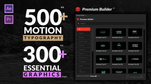 پروژه افترافکت مجموعه موشن تایپوگرافی Motion Typography