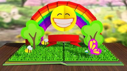 پروژه سینما فوردی کتاب برجسته فصل های سال Seasons Pop Up Book