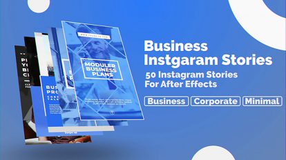 پروژه افترافکت مجموعه استوری اینستاگرام Business Instagram Stories