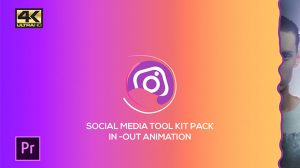 پروژه پریمیر مجموعه نمایش لوگو شبکه اجتماعی Social Media Pack