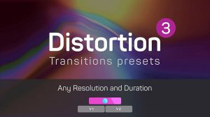 مجموعه پریست پریمیر ترانزیشن دیستورشن Distortion Transitions Presets 3