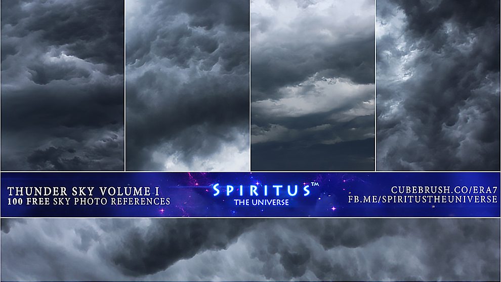 مجموعه تصاویر زمینه آسمان طوفانی Thunder Sky Photos